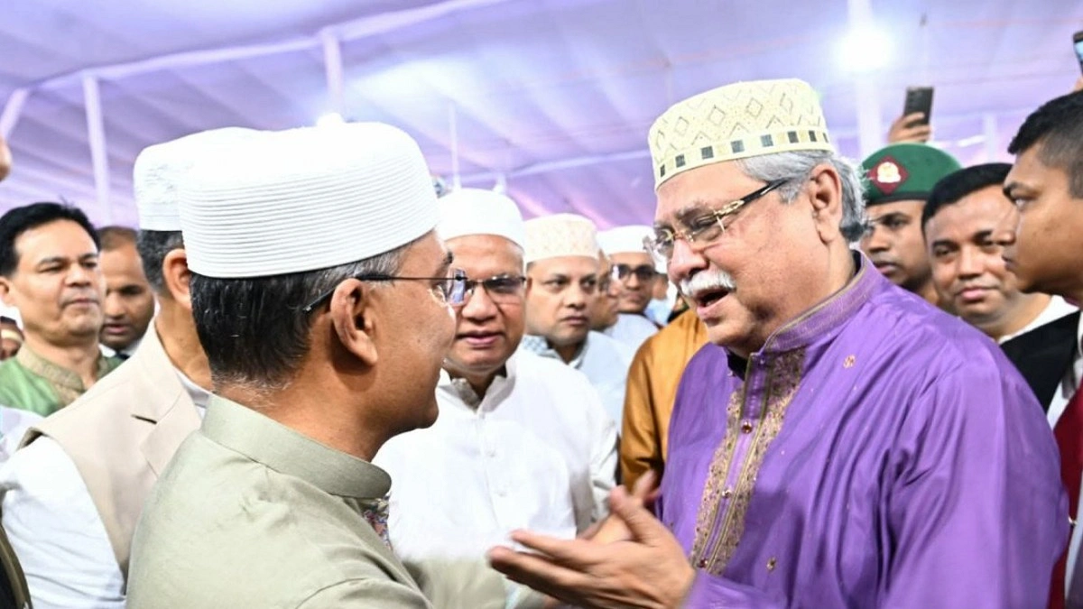 দোয়া ও শুভেচ্ছা বিনিময়ে মুখর জাতীয় ঈদগাহ