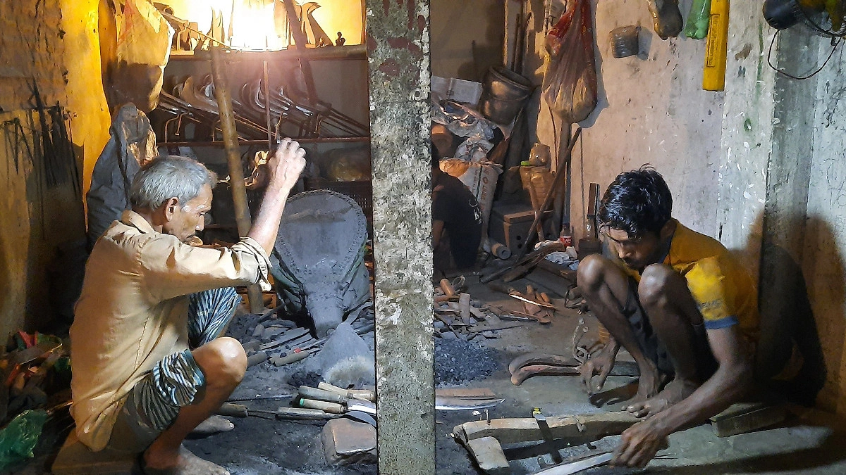 শেষ হলো বানিয়াচংয়ে কামারদের ব্যস্ততা