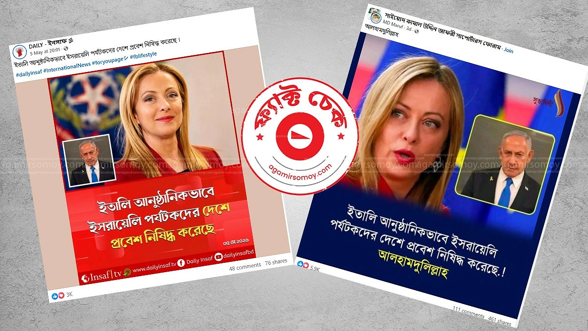 ইতালি কি ইসরায়েলি পর্যটকদের প্রবেশ নিষিদ্ধ করেছে?
