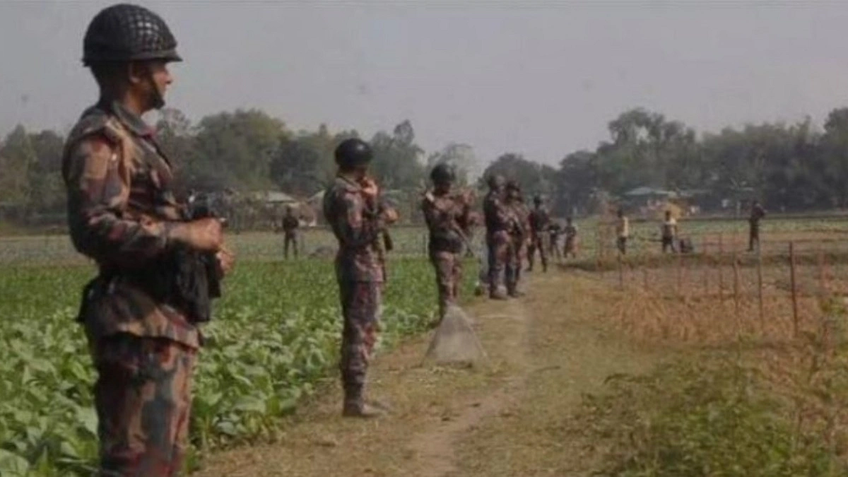 চাঁপাইনবাবগঞ্জের ১৪০ কিলোমিটার সীমান্তে সতর্ক অবস্থানে বিজিবি