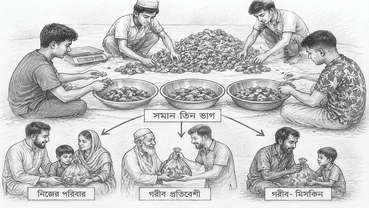 কোরবানির মাংস বণ্টনে রাসুল (সা.)-এর ভারসাম্যপূর্ণ নীতি