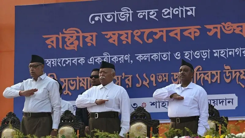আরএসএস ও তাদের সহযোগী সংগঠনগুলো তৃণমূল স্তরে 'হিন্দুদের অস্তিত্বের সংকট' নিয়ে প্রচার চালিয়েছে বলে অভিযোগ উঠেছে - ফাইল ছবি