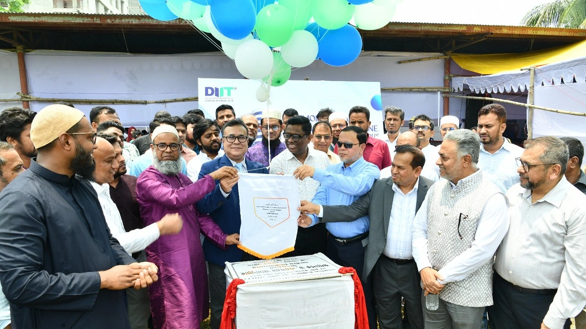 ডিআইআইটির স্থায়ী ক্যাম্পাসের ভিত্তিপ্রস্তর স্থাপন