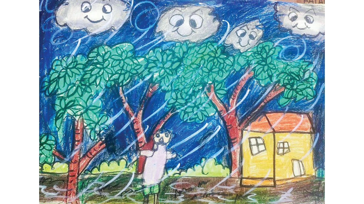 হঠাৎ যখন নামল বৃষ্টি