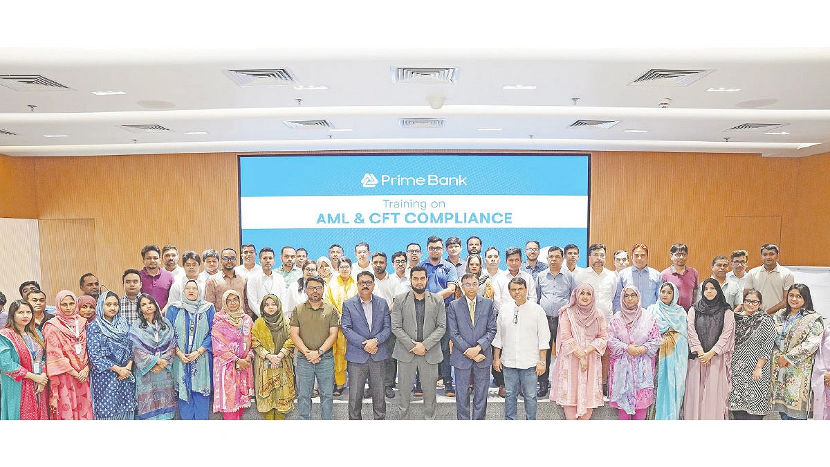 প্রাইম ব্যাংকের এএমএল ও সিএফটি প্রশিক্ষণ