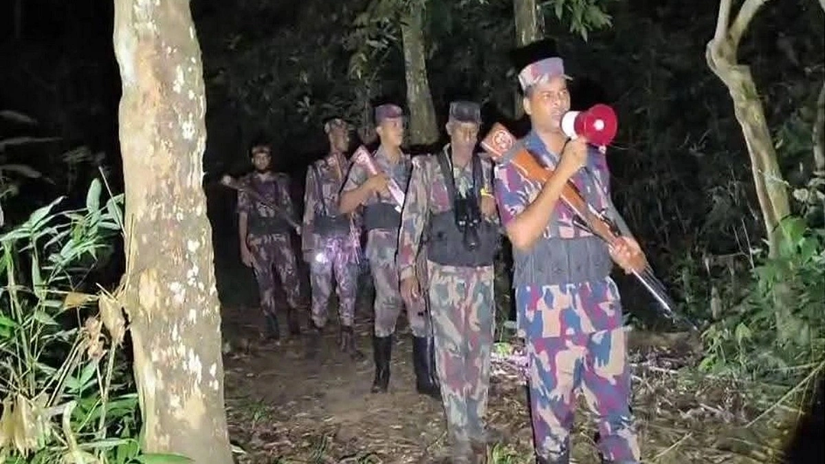 পুশইন ঠেকাতে মাধবপুর সীমান্তে বিজিবির নিরাপত্তা বলয়