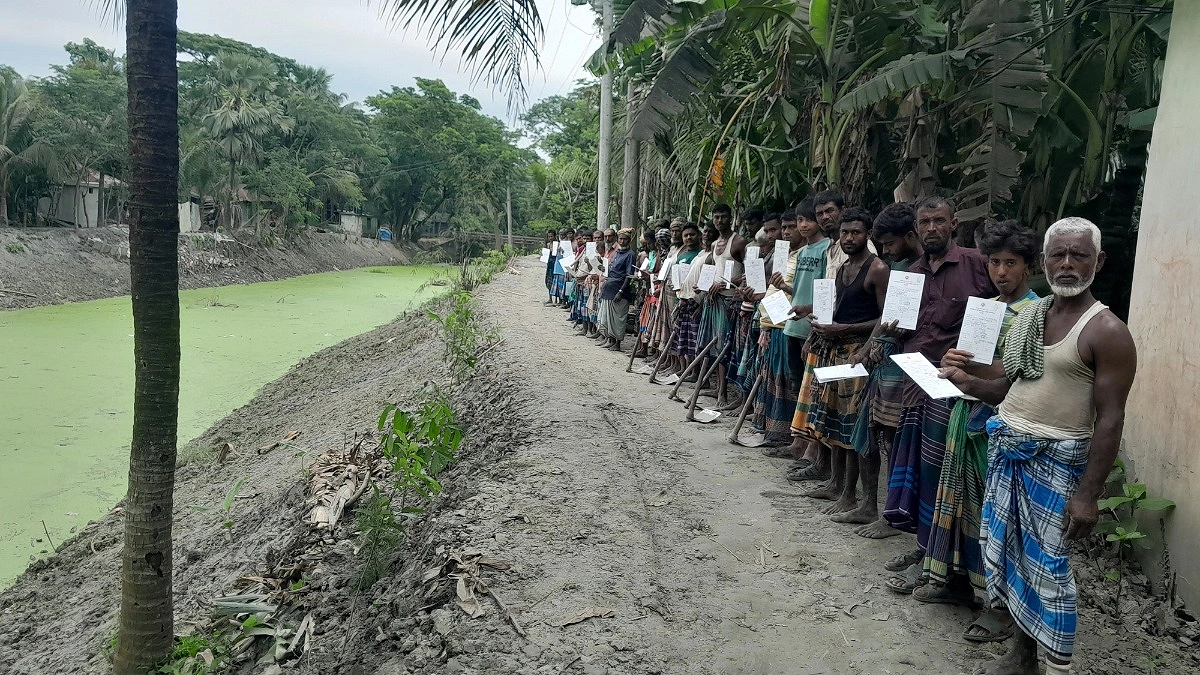পুনঃখননে প্রাণ পেল মুছার খাল
