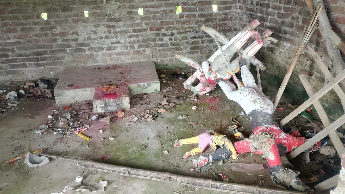বগুড়ায় তিন মন্দিরের প্রতিমা ভাঙচুরের অভিযোগ