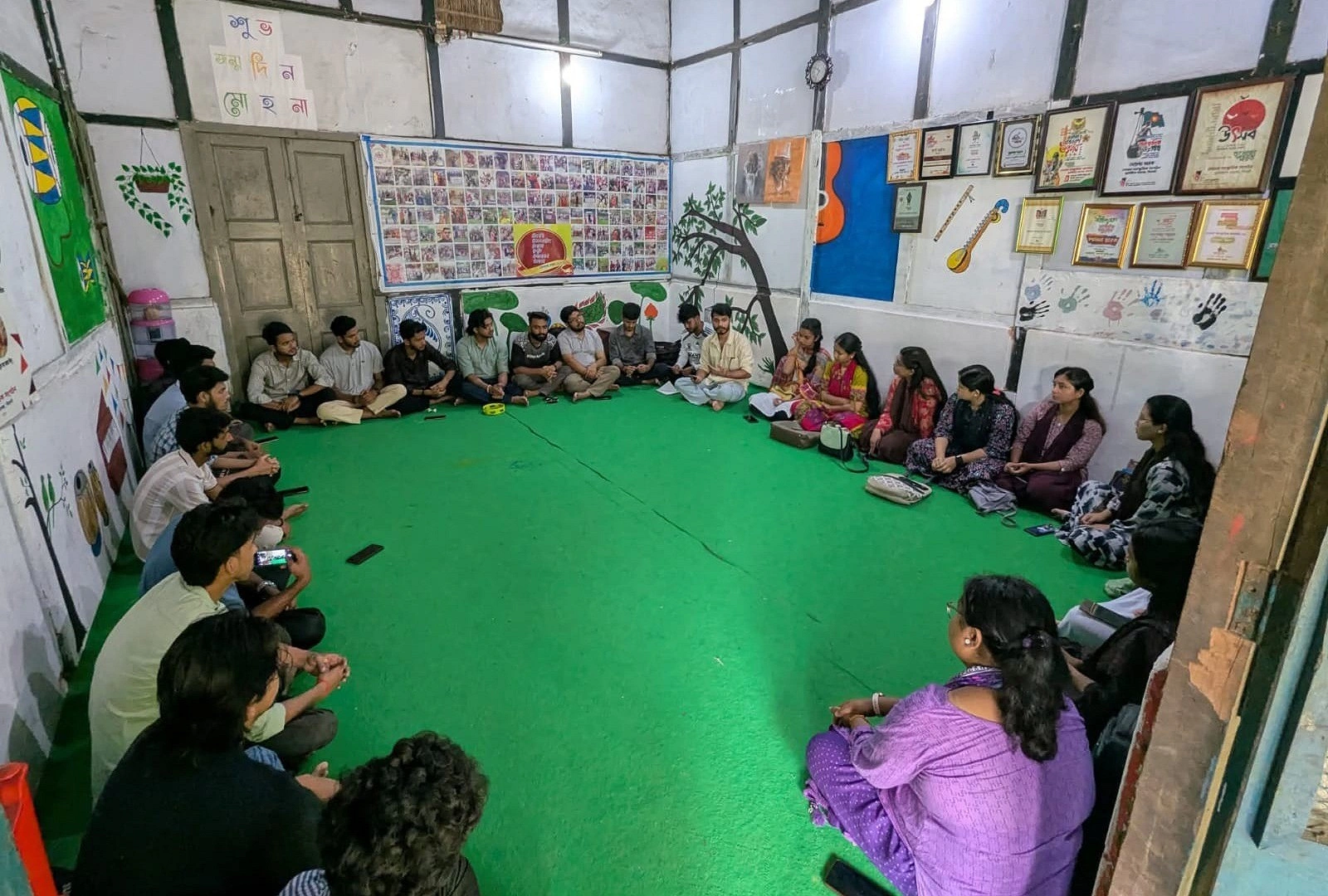 মুরারিচাঁদ কবিতা পরিষদের অনুশীলন