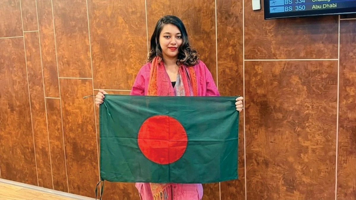 বিশ্বকাপে বাংলাদেশের একমাত্র স্বেচ্ছাসেবী ফারজিন গণি
