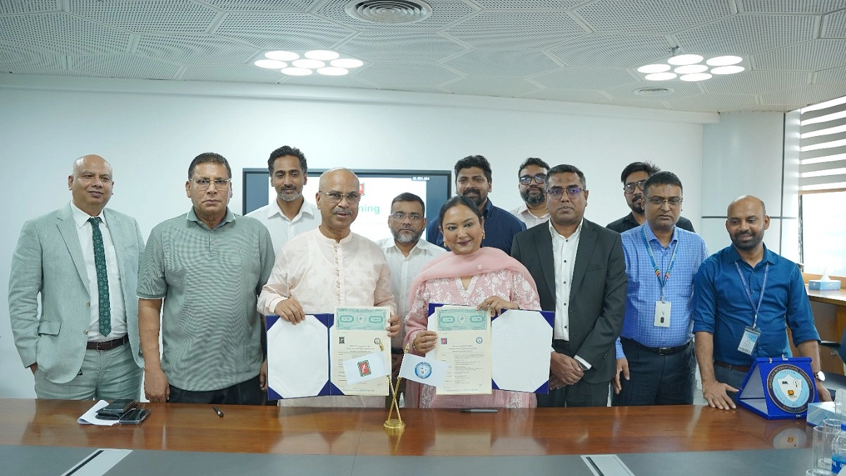 এআইইউবি-বাংলাদেশ ভলিবল ফেডারেশনের সমঝোতা স্মারক স্বাক্ষর