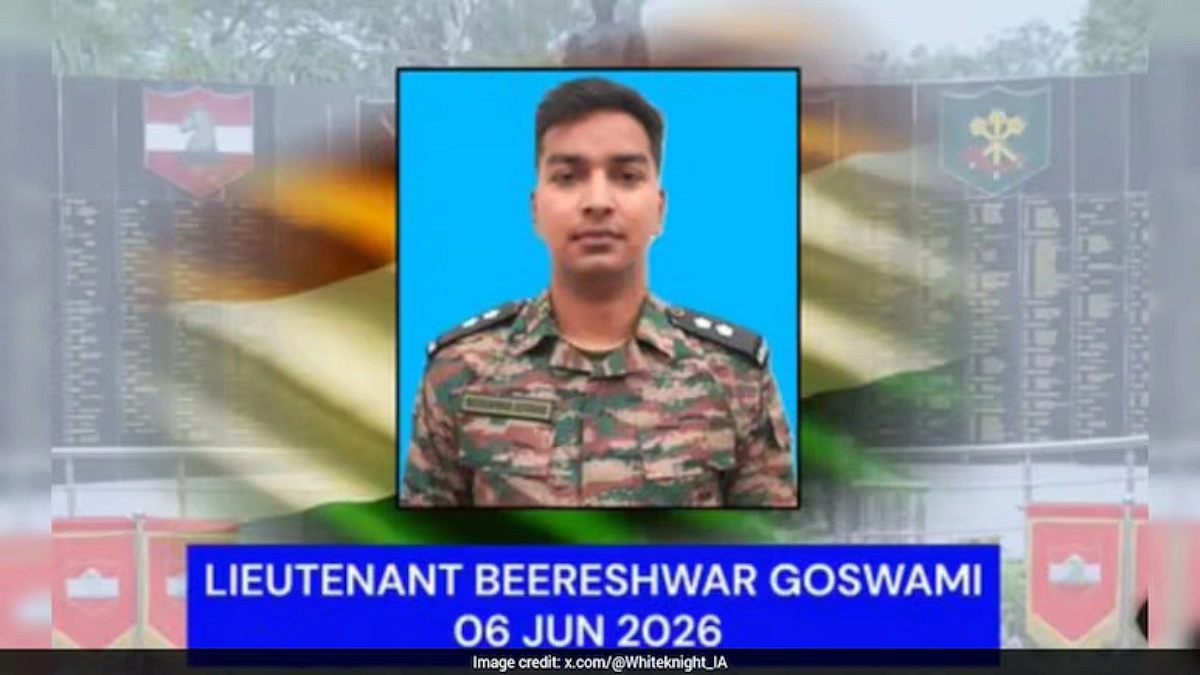 কাশ্মীরে সেনা অভিযানের সময় ভারতীয় লেফটেন্যান্টের মৃত্যু