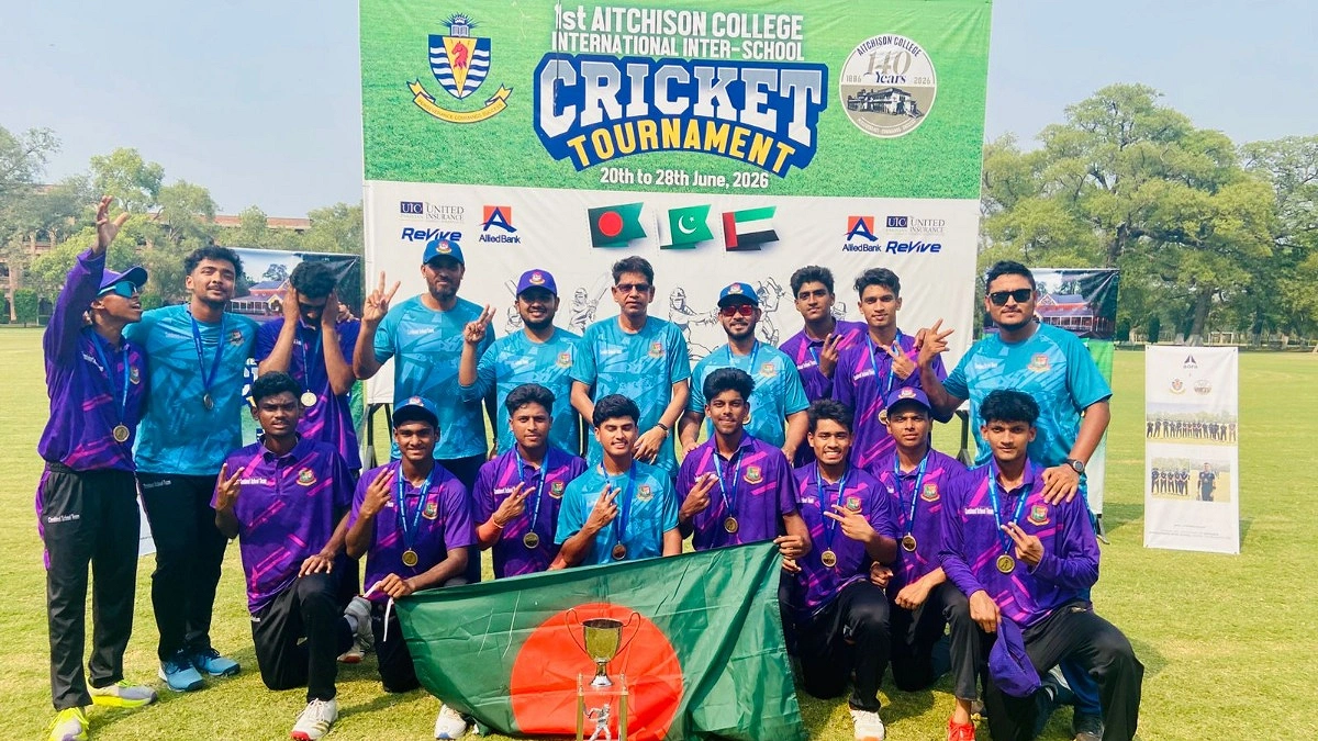 পাকিস্তানে বাংলাদেশের স্কুল ক্রিকেটারদের শিরোপা