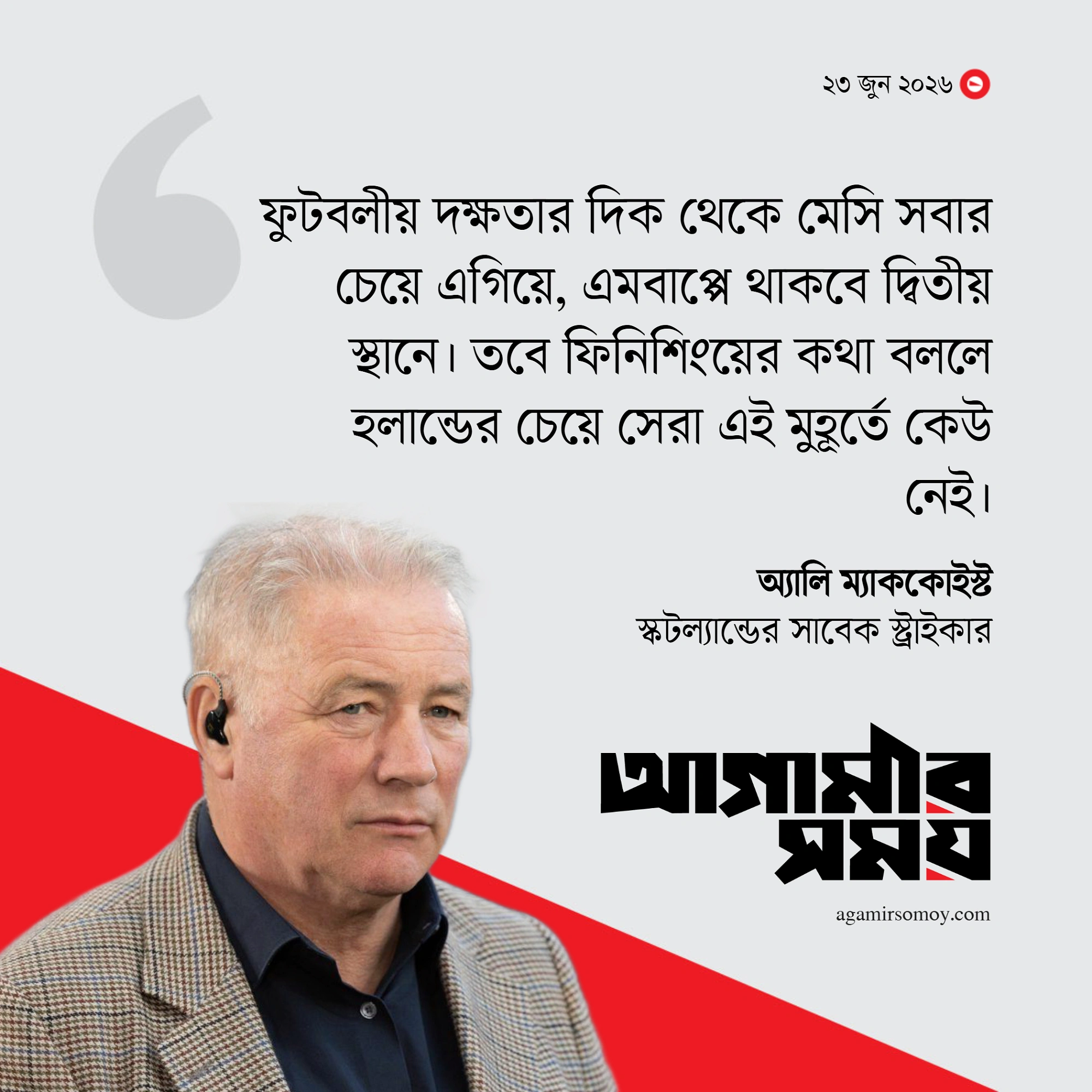 মেসিকে স্বস্তি দিচ্ছেন না এমবাপ্পে-হলান্ড