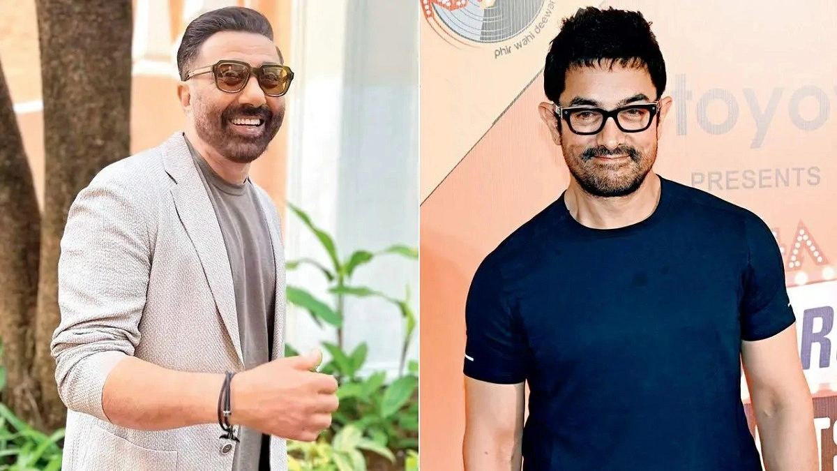 ২৫ বছর পর এক ফ্রেমে আমির খান ও সানি দেওল