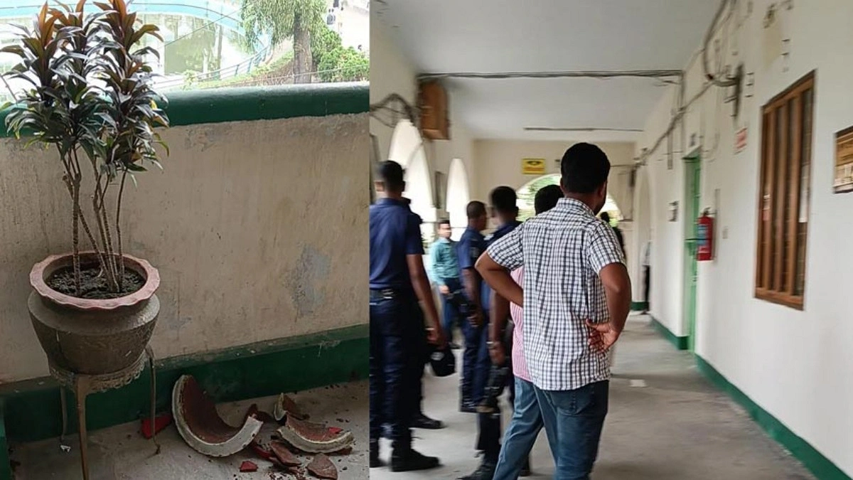 ডিসি কার্যালয়ে বিএনপির দুই নেতার হাতাহাতি