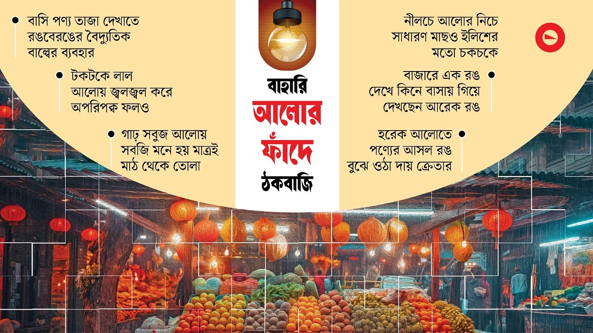 আলোর ফাঁদে পকেট কাটা, বাসি পণ্যও তাজা!