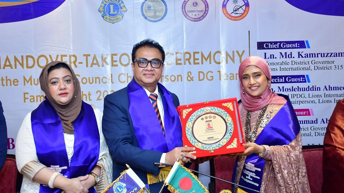লায়ন্স ক্লাব অব চিটাগং ডায়নামিক সিটির নতুন প্রেসিডেন্ট সালমা আদিল