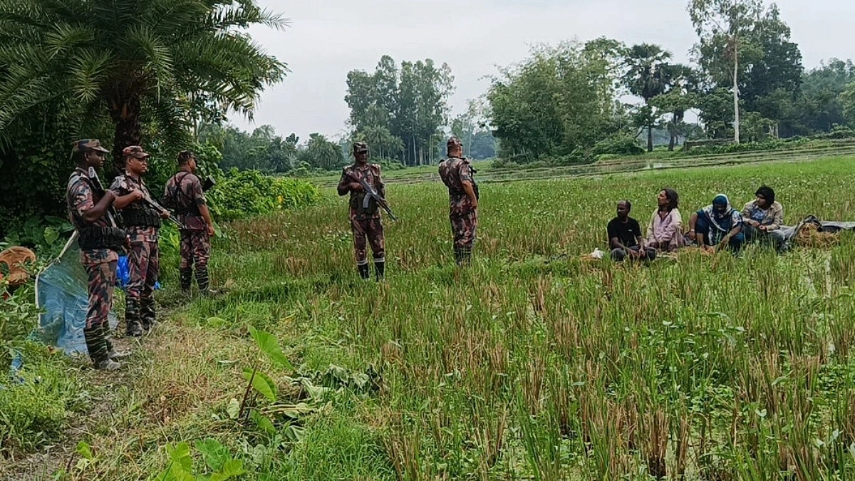 কারাভোগের পর পুশইনের চেষ্টা, শূন্যরেখায় ৪ বাংলাদেশি