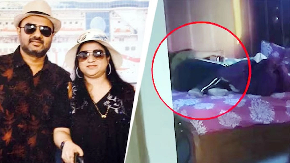 স্বামীর রক্তভেজা লাশ ও সন্তান রক্তাক্ত, পাশেই ফোনে মগ্ন স্ত্রী