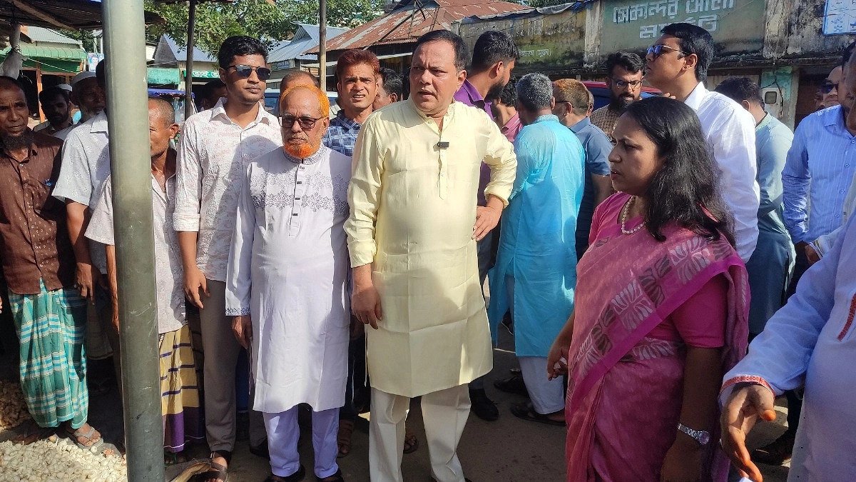 ঝিনাইগাতী সদর বাজারকে আধুনিক করা হবে