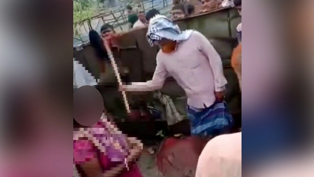 বগুড়ায় মাদকবিরোধী অভিযানে নারীকে লাঠিপেটা ইউপি চেয়ারম্যানের