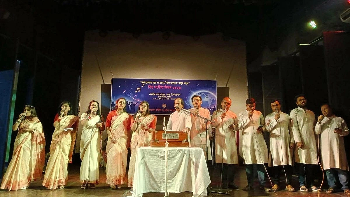 সংগীত সংগঠন সমন্বয় পরিষদকে সরকারি অনুদান না দেওয়ার প্রতিবাদ