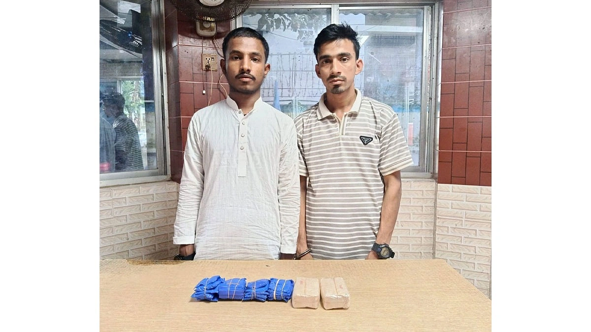 শপিং ব্যাগে ছিল ৮ হাজার পিস ইয়াবা, আটক ২