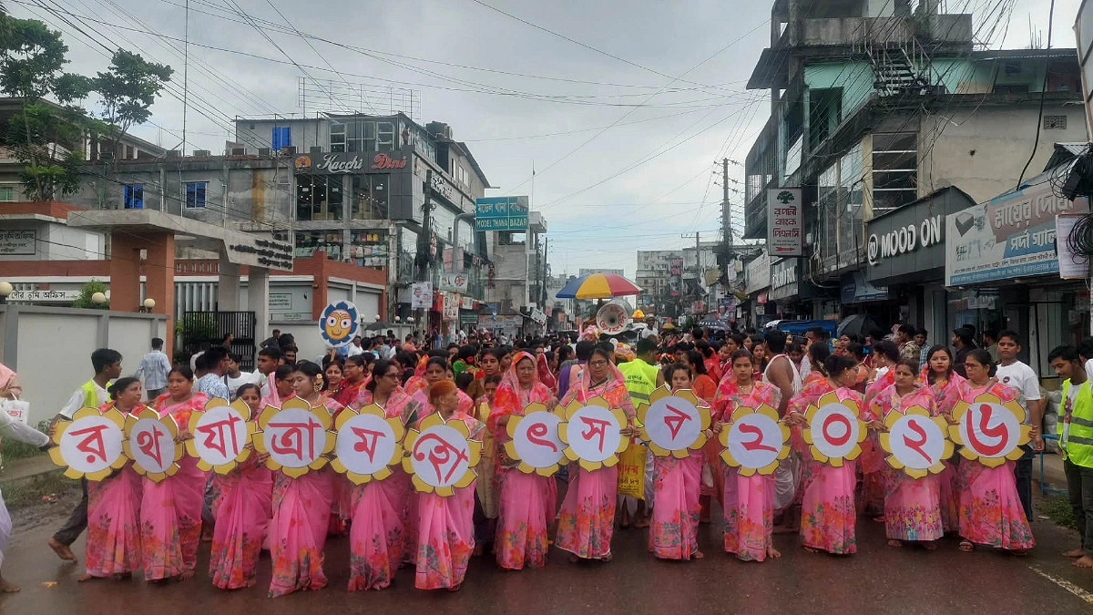 লক্ষ্মীপুরে বর্ণাঢ্য আয়োজনে রথযাত্রা উৎসব শুরু