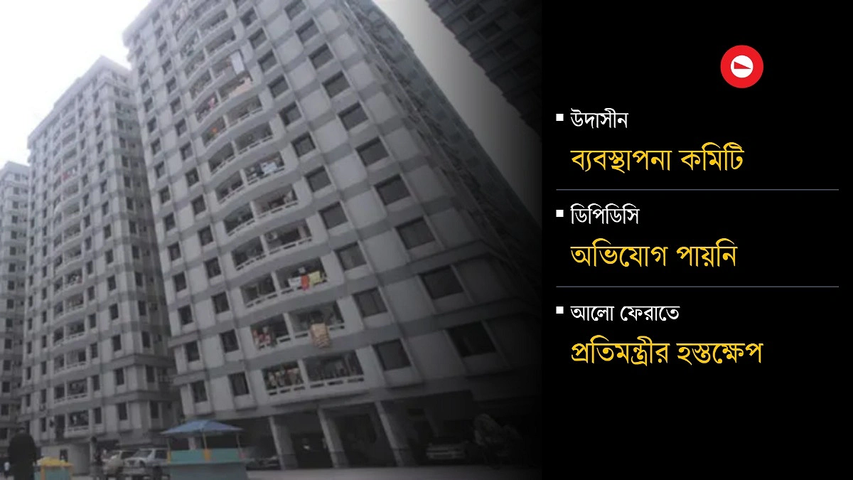 তিন দিন ধরে অন্ধকারে জাপান গার্ডেন সিটি