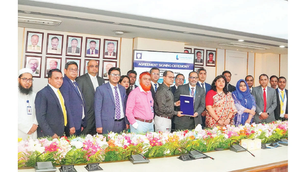কমিউনিটি ব্যাংক ও বিআরইবির চুক্তি