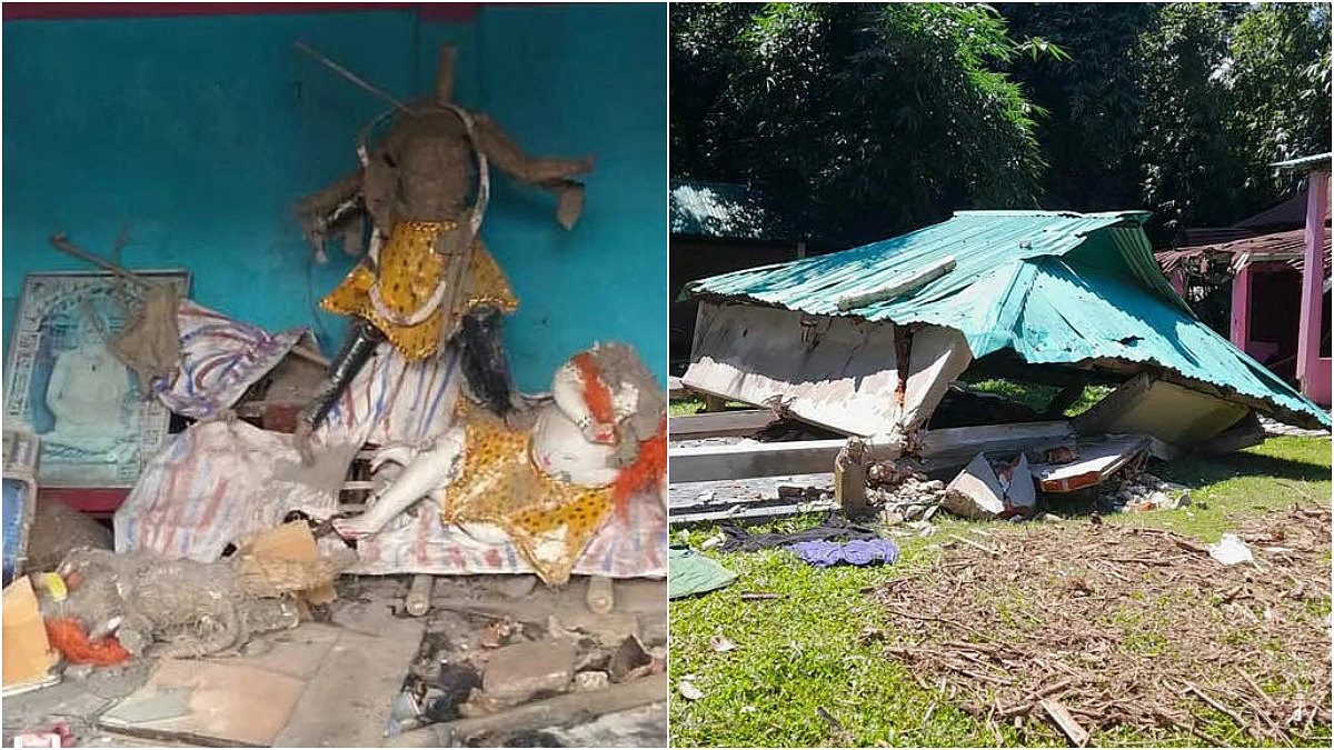 গড়কাটি গ্রামে মিছিল নিয়ে হামলা, ছিল ‘অচেনা মুখ’