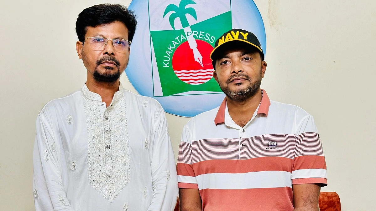 কুয়াকাটা প্রেসক্লাবের নতুন সভাপতি তুষার, সম্পাদক মিরন