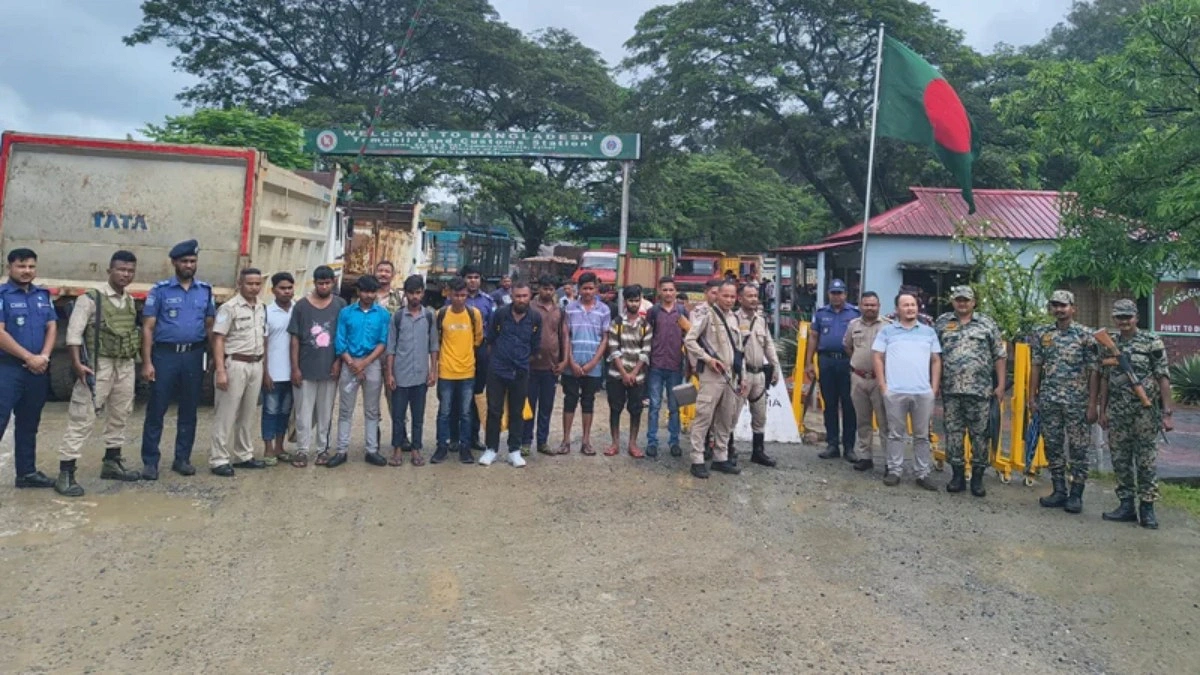 তামাবিল দিয়ে ভারত থেকে ফিরলেন ১০ বাংলাদেশি