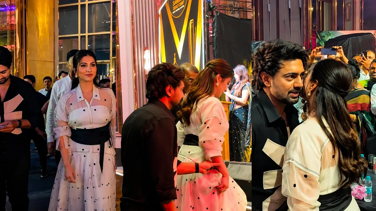 এক মঞ্চে দেব ও রুক্মিণী, মুগ্ধ ভক্তরা