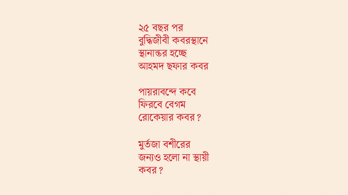 সমাধির রাজনীতি মতাদর্শের বিভাজন