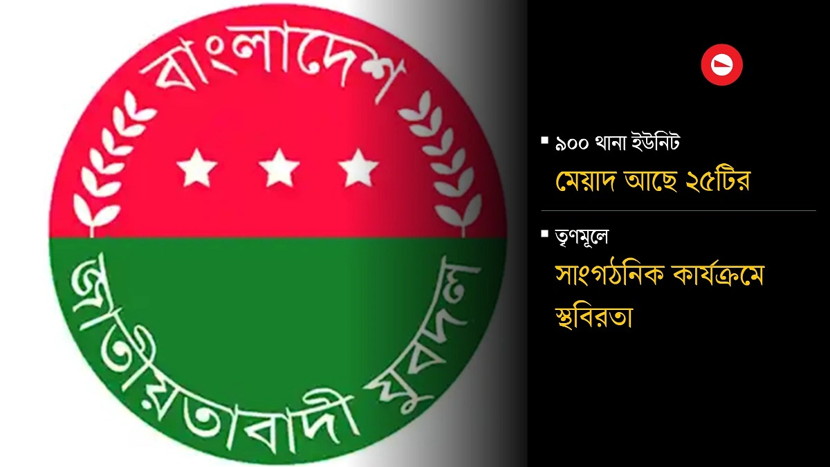 যুবদলের ৮২ জেলা কমিটির ৭৫টিই মেয়াদোত্তীর্ণ
